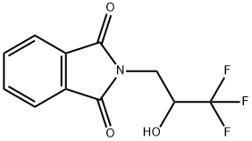 2-(3,3,3-trifluoro-2-hydroxypropyl)isoindole-1,3-dione Struktur