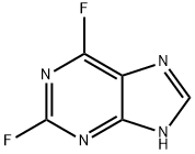 9H-Purine, 2,6-difluoro- 化学構造式