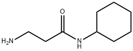 N~1~-cyclohexyl-beta-alaninamide(SALTDATA: HCl) Struktur