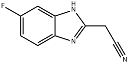 2-(氰基甲基)-5-氟苯并咪唑 结构式