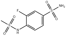 3-Fluoro-4-methanesulfonamidobenzene-1-sulfonamide Structure