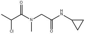 2-Chloro-N-[(cyclopropylcarbamoyl)methyl]-N-methylpropanamide Structure