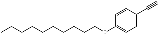 4-[(Decyloxy)-phenyl]-acetylene 结构式