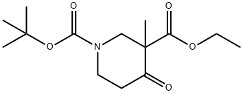 1,3-Piperidinedicarboxylic acid, 3-methyl-4-oxo-, 1-(1,1-dimethylethyl) 3-ethyl ester|