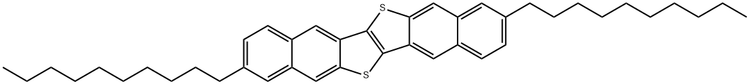 2,9-DIDECYLDINAPHTHO[2,3-B:2′,3′-F ]THIENO[3,2-B]THIOPHENE,1169932-40-4,结构式