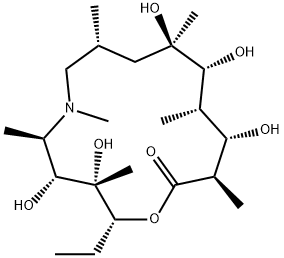 (2R,3S,4R,5R,8R,10R,11R,12S,13S,14R)-2-ethyl-3,4,10,11,13- pentahydroxy-3,5,6,8,10,12,14-heptamethyl-1-oxa-6- azacyclopentadecan-15-one|阿奇霉素杂质10