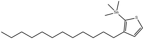 Stannane, (3-dodecyl-2-thienyl)trimethyl- Structure