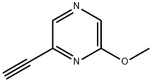 2-乙炔基-6-甲氧基吡嗪 结构式