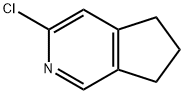 5H-Cyclopenta[c]pyridine, 3-chloro-6,7-dihydro- 化学構造式