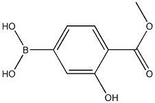 (3-羟基-4-(甲氧基羰基)苯基)硼酸, 1207726-24-6, 结构式