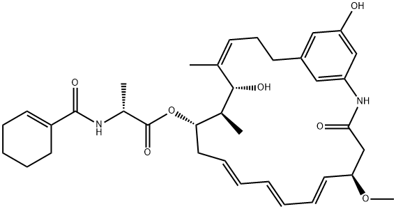 トリエノマイシンD 化学構造式