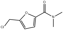 5-(クロロメチル)-N,N-ジメチル-2-フルアミド 化学構造式