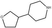 4-(Oxolan-3-yl)piperidine Structure