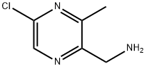 2-Pyrazinemethanamine, 5-chloro-3-methyl- Struktur
