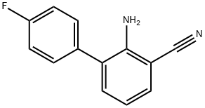 [1,1'-Biphenyl]-3-carbonitrile, 2-amino-4'-fluoro-,1214347-90-6,结构式