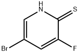 2(1H)-Pyridinethione, 5-bromo-3-fluoro- 化学構造式