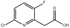 2-Pyridineacetic acid, 6-chloro-3-fluoro-|