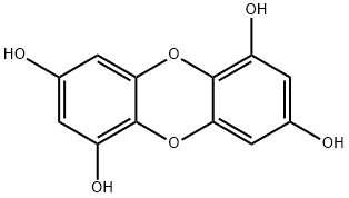 Dibenzo[b,e][1,4]dioxin-1,3,6,8-tetrol 化学構造式