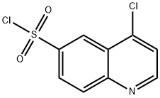 4-クロロキノリン-6-スルホン酸クロリド 化学構造式