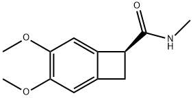 (S)-3,4-dimethoxy-bicyclo[4.2.0]octa-1,3,5-triene-7-carboxylic acid N-methyl-amide Struktur