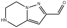 Pyrazolo[1,5-a]pyrazine-2-carboxaldehyde, 4,5,6,7-tetrahydro- 结构式