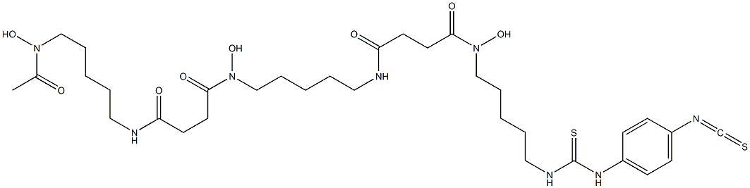 p-NCS-Bz-DFO Structure