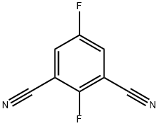 2,5-Difluoro-1,3-dicarbonitrile Structure