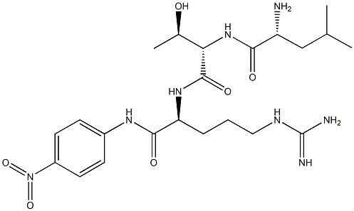 H-D-Leu-Thr-Arg-pNA,122630-72-2,结构式