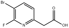 1227593-11-4 2-Pyridineacetic acid, 5-bromo-6-fluoro-