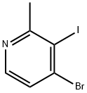 Pyridine, 4-bromo-3-iodo-2-methyl- 化学構造式