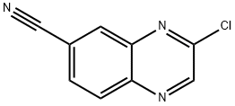 3-Chloroquinoxaline-6-carbonitrile 化学構造式