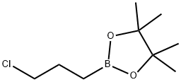 1,3,2-Dioxaborolane, 2-(3-chloropropyl)-4,4,5,5-tetramethyl- 化学構造式