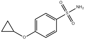 4-cyclopropoxybenzene-1-sulfonamide 化学構造式