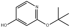 4-Pyridinol, 2-(1,1-dimethylethoxy)- 化学構造式