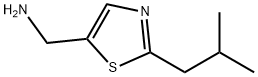 [2-(2-methylpropyl)-1,3-thiazol-5-yl]methanamine Struktur