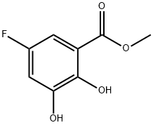 Benzoic acid, 5-fluoro-2,3-dihydroxy-, methyl ester Struktur