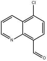 5-chloroquinoline-8-carbaldehyde,1260794-21-5,结构式