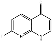 1,8-Naphthyridin-4(1H)-one, 7-fluoro- Structure