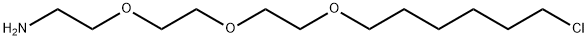Ethanamine, 2-[2-[2-[(6-chlorohexyl)oxy]ethoxy]ethoxy]- 化学構造式
