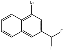 Naphthalene, 1-bromo-3-(difluoromethyl)- Struktur
