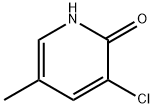 3-氯-5-甲基吡啶-2-醇 结构式