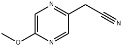 2-Pyrazineacetonitrile, 5-methoxy- Structure