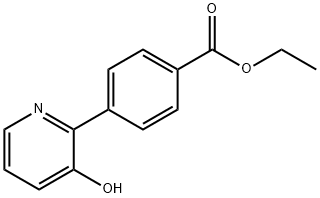 乙基 4-(3-羟基吡啶-2-基)苯甲酸酯 结构式