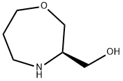 1,4-Oxazepine-3-methanol, hexahydro-, (3R)- 化学構造式