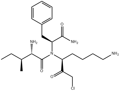 isoleucyl-phenylalanyl-lysine chloromethyl ketone Struktur