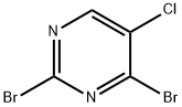 Pyrimidine, 2,4-dibromo-5-chloro- Structure