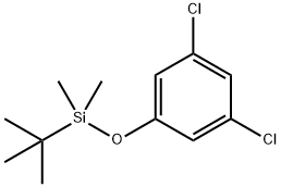 Benzene, 1,3-dichloro-5-[[(1,1-dimethylethyl)dimethylsilyl]oxy]- Struktur