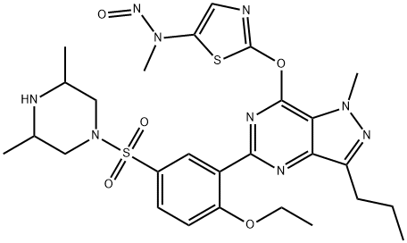 亚硝基布洛那非,1266755-08-1,结构式