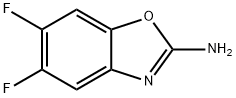 5,6-Difluoro-1,3-benzoxazol-2-amine 化学構造式