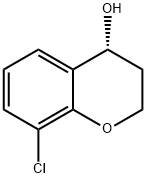 2H-1-Benzopyran-4-ol, 8-chloro-3,4-dihydro-, (4R)-,1270289-60-5,结构式